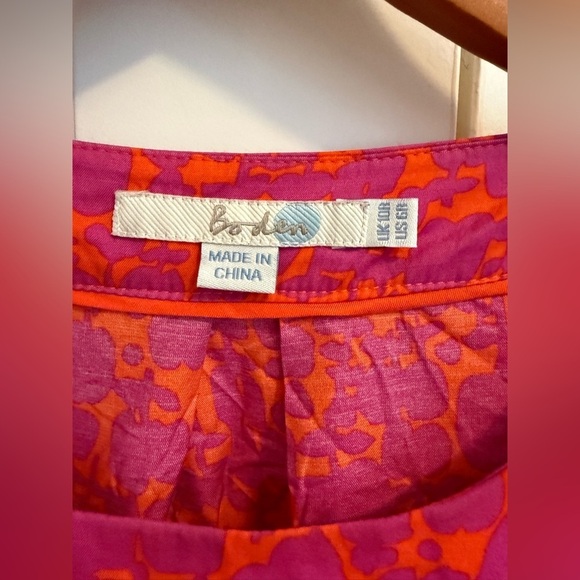 Boden Hampstead Silk Blend Floral print blouse Size 6 - Picture 2 of 8